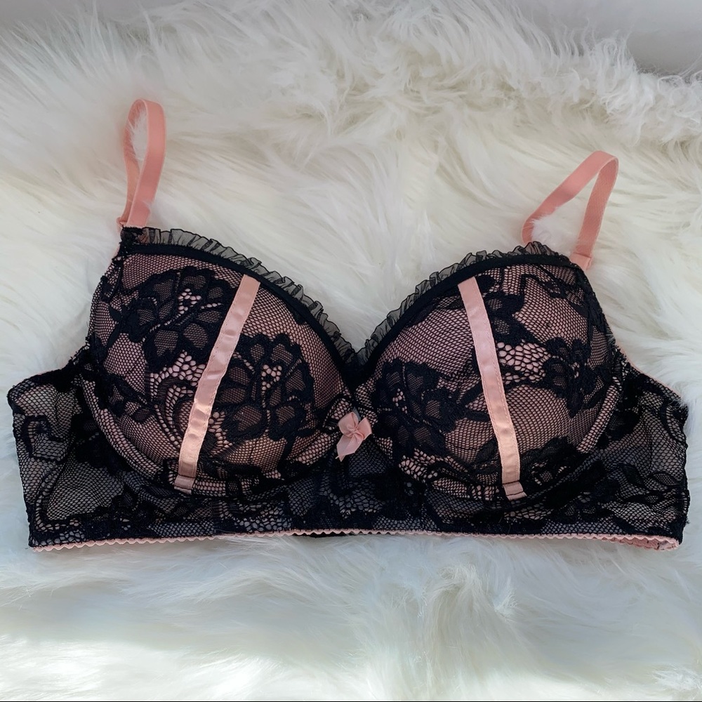 Exposed by Magic Silk Bra Lace Black Small/Medium
